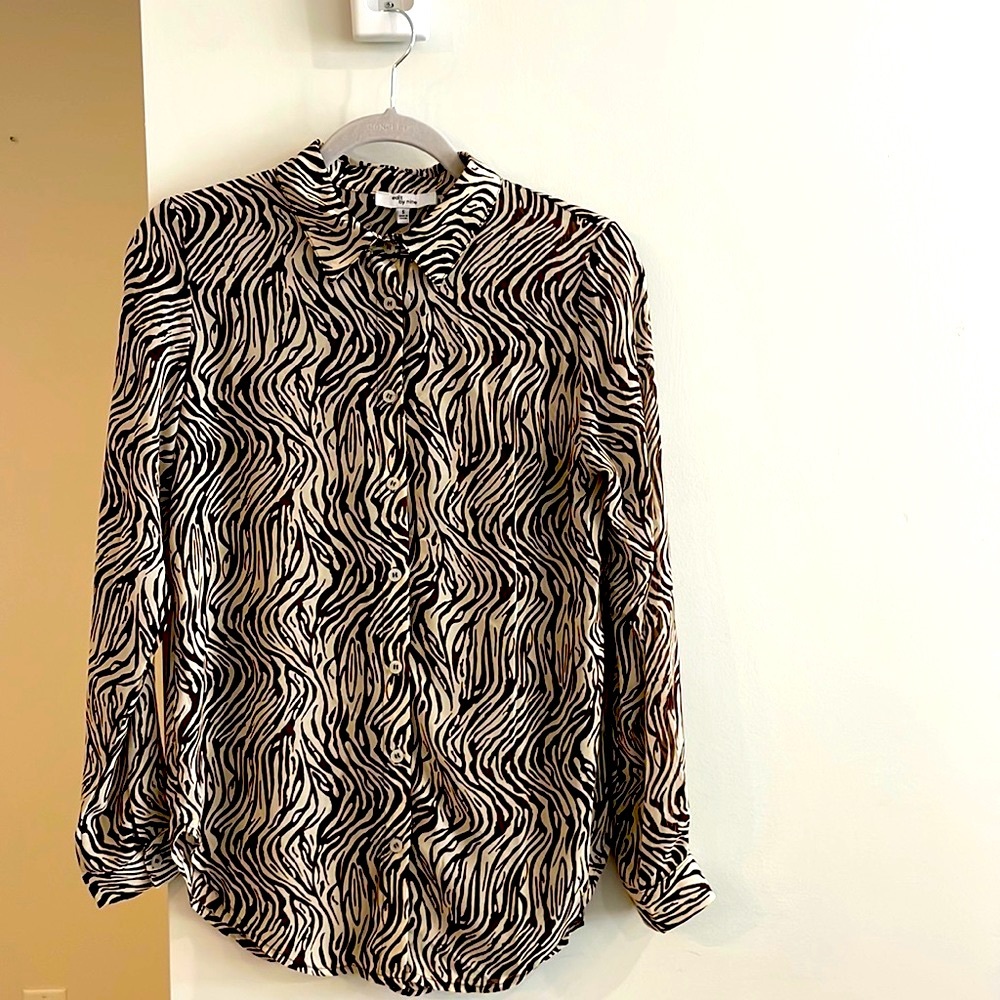 Leopard blouse by Edit by Nine.